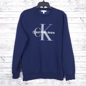 Calvin Klein Jeans Sweatshirt M Blue 521A